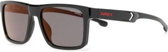 Carrera Zwarte Zonnebril 807H4 Stijl - Heren - Zonnebrillen - Zwart - 55 MM - Accessoires