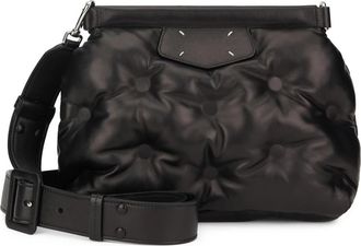 Maison Margiela Glam Slam Schoudertas - Dames - Schoudertassen - Zwart - ONE Size - Leer - Tassen