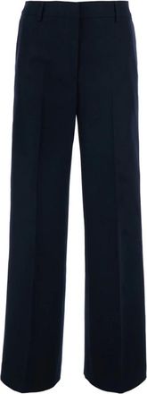 Pantaloni Torino Broeken, Dames, Blauw, M, Katoen, Broek met zachte wol en katoen blauwe bullzomen voor heren