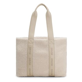 HUGO BOSS Hugo, Tote Bags, female, Beige, Size: ONE SIZE Becky SM Shopper