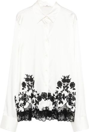 Ermanno Scervino Womens Silk Embroide Shirt