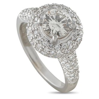 Luxury Bazaar 18K White Gold 1.95ct Diamond Ring MF05-080726