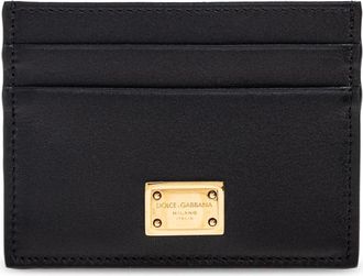 Dolce & Gabbana Wallets & Cardholders - Dames - Portefeuilles - Zwart - ONE Size - Leer - Accessoires