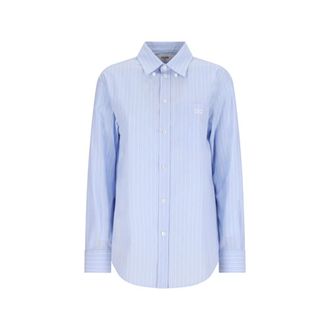 Celine Shirts, female, Blue, XS, Relaxed Shirt