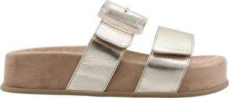 Paul Green Ideske Slippers - Dames - Sandalen - Geel - 40 1/2 EU - Leer - Schoenen