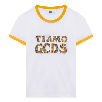 GCDS Gcds, Donna, Top, Bianco, S, new