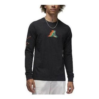 Nike Jordan Air Jordan Brand Long-Sleeve T-Shirt Black FB7455-010