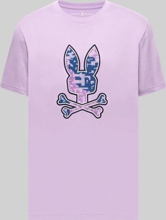 Psycho Bunny Mens Olivier Graphic Tee 507 LAVENDULA / XXXL