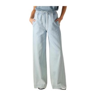 By-Bar Amsterdam Dames, Jeans, Blauw, Maat: L Denim