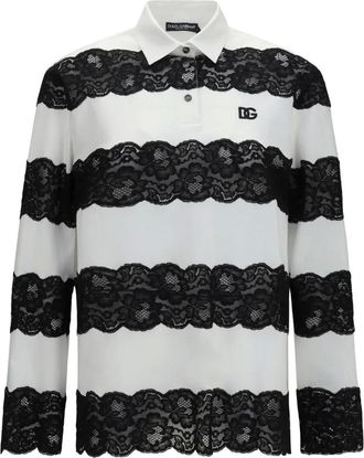 Dolce & Gabbana Polo Manica Lunga - - Tops - Donna - Multicolore - S