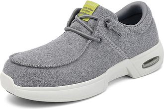 Generic Mens Womens Diabetic Shoes Adjustable Barefoot Walking Shoes Breathable Sneakers for Wide Width Arthritis Edema Feet,Grey,10.5 UK