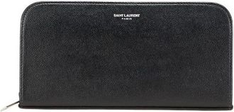 Saint Laurent Pre-owned Wallets, female, Black, Size: ONE SIZE Pre-owned Leather wallets