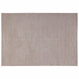 vidaXL Alfombras De &Aacute;rea Palmeras Beige 280 X 200 Cm Poli&eacute;ster Vidaxl