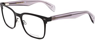 Rag & Bone Rag & Bone Mens 52mm Ruthenium Opticals