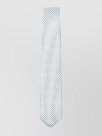 Giorgio Armani silk geometric-print tie