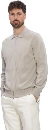 FILIPPO DE LAURENTIIS Heren, Sweatshirts & Hoodies, Beige, Maat: L Katoen