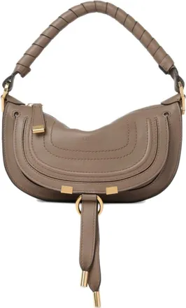 Chlo&eacute; Taupe Marcie Mini Shoulder Bag