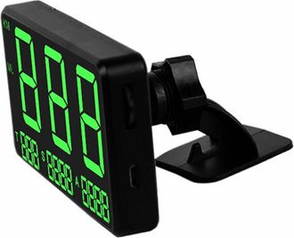 OEM C80 Sistema De Posici&oacute;n Global Para Autom&oacute;vil Veloc&iacute;metro Pantalla Digital Medidor De Altitud De Velocidad Pantalla Frontal Para Motocicleta Pantalla 