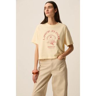 des petit hauts Bedrukt T-shirt met korte mouwen, YACOB