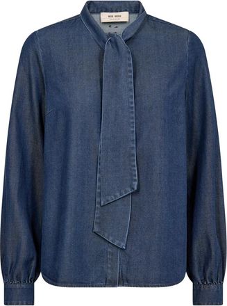 Mos Mosh Denim Shirts - Blouses & Shirts - Mujer - Azul - XL
