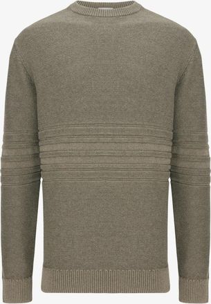 Gentiluomo Textured Roundneck | Groen