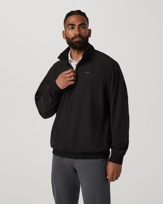 Vuori Clothing Venture Quarter Zip | Black | Medium