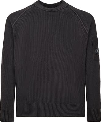 C.P. Company Chenille Cotton Lens Crewneck Sweater