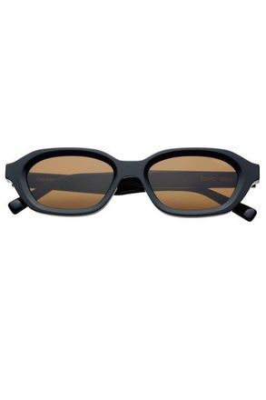 Freyrs Eyewear Tokyo Small Rectangular Sunglasses in Black/brown at Nordstrom