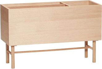 H&uuml;bsch Pflanzkasten mit Zeitschriftensammler, Eiche