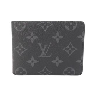 Louis Vuitton Black Coated Canvas Bill Wallet (Bi-Fold) (Pre-Owned)