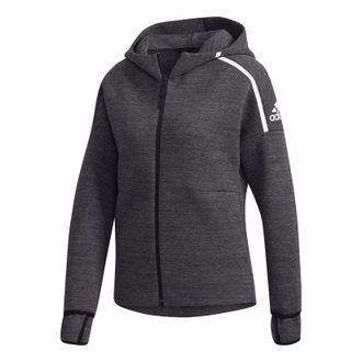 adidas (WMNS) adidas Z.N.E. Storm Jacket Black Grey White DY5773