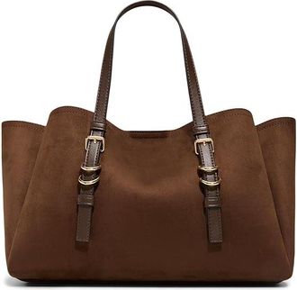 Aldo Meleahh Satchel Womens Handbags Brown, Polyurethane