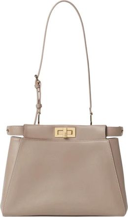 Fendi Mi Bolso Peque&ntilde;o Peekaboo - Bags - Mujer - Beige - ONE SIZE