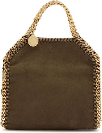 Stella McCartney Stella Mccartney Falabella Tiny Faux Suede Tote - Moca - One Size
