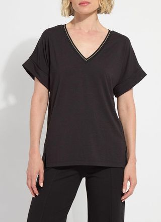 Lyss&eacute; Akira Reversible Rolled Up Sleeve Top