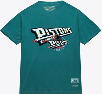 Mitchell & Ness Mens Mitchell & Ness Teal Detroit Pistons Hardwood Classics T-Shirt at Nordstrom, Size X-Large