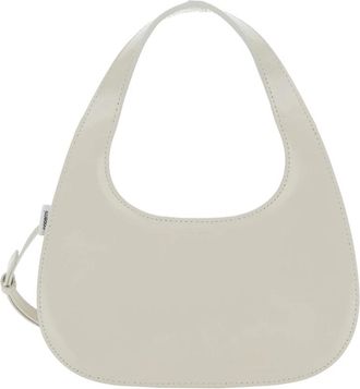 Coperni Slim Swipe Baguette Tas - Dames - Schoudertassen - Beige - ONE Size - Leer - Tassen