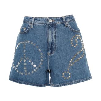 Moschino Denim Shorts, female, Blue, Size: W26 Denim Shorts