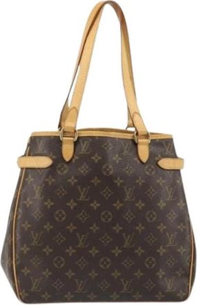 Louis Vuitton Pre-owned Vintage Tote Bag - Dames - Vintage Shopper - Bruin - ONE Size - Leer - Vintage