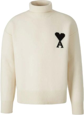 Ami Maglione a collo alto - Toni neutri