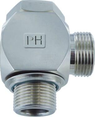 OEM Gomito Orientabile 15l X 1/2 Bsp Wd Inox Ph Hydraulik Rsws15lr12wdss
