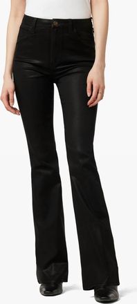 Joe's Hi Honey High Rise Bootcut Jeans In Black Coated
