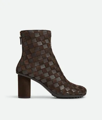 Bottega Veneta Atomic Ankle Boot - Brown - Woman - 35 - 50% Calfskin & 50% Lambskin
