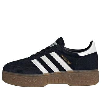 adidas (WMNS) adidas Handball Spezial Bold Black White Gum JR7438