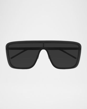 Saint Laurent Unisex Mask Metal Shield Sunglasses