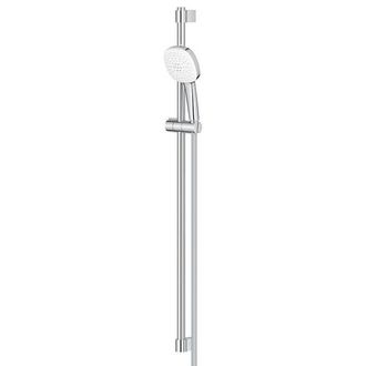 GROHE Tempesta 110 Cube Glijstangset - 90cm - vierkante handdouche - 2 straalsoorten - gladde doucheslang - chroom