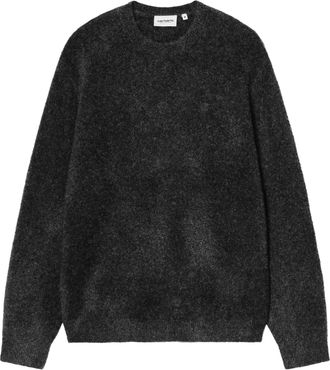 Carhartt Work in Progress Curtis Sweater Dark Charcoal Grey Crewneck Sweater