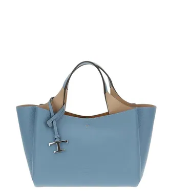 Tod's Blue Logo Small Tote