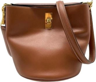 Celine Pre-owned Leather celine-bags - Dames - Vintage Tas - Bruin - ONE Size - Vintage