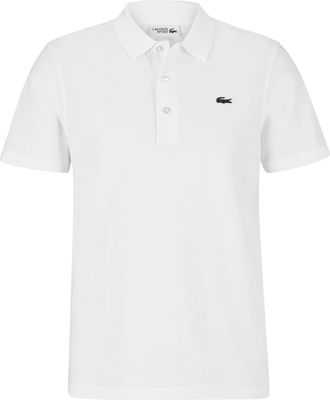 Lacoste Mens L1230 Sport Short Sleeve Polo Shirt, White, X-Small (Manufacturer Size:2)